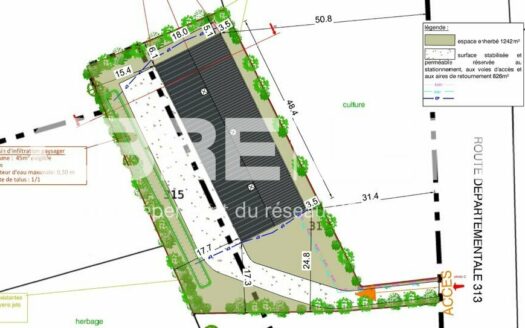 L LOCAL D'ACTIVITES de 870 m²